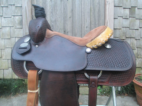 Crates Team Roping Saddle Model 417