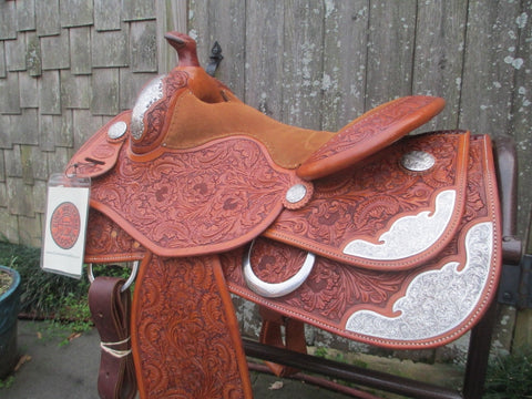 Bob's Youth Or Small Adult Reining Saddle Show Saddle