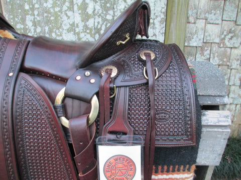 Sawtooth Collector's Edition Roping Saddle, Ranch Saddle