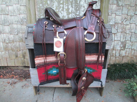 Sawtooth Collector's Edition Roping Saddle, Ranch Saddle