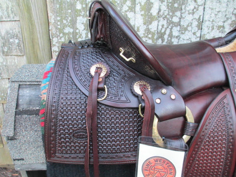 Sawtooth Collector's Edition Roping Saddle, Ranch Saddle