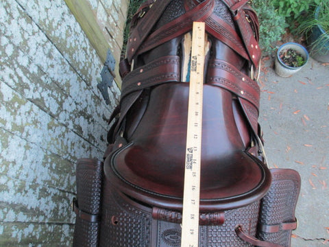 Sawtooth Collector's Edition Roping Saddle, Ranch Saddle