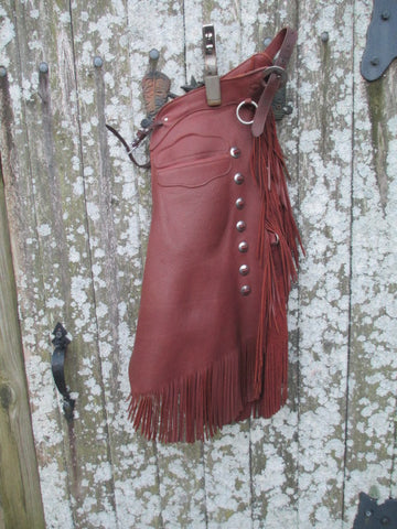 K Bar J Leather Chinks Made For NRS (Used)