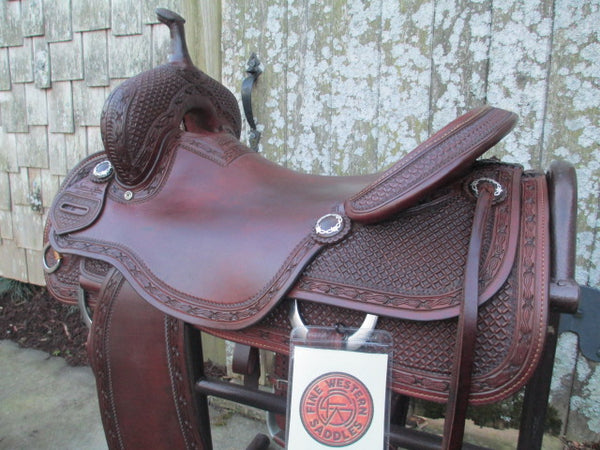 Sean Ryon Cutting Saddle - Fine Western Saddles