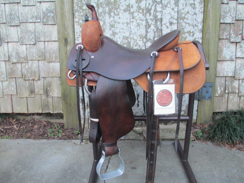 Roohide Brumby Cutting Saddle