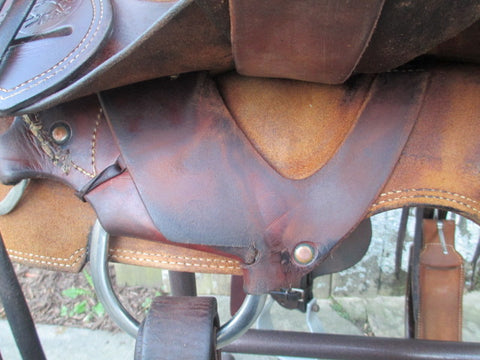 Roohide Brumby Cutting Saddle