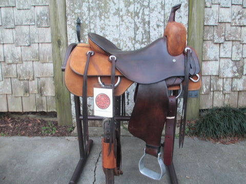 Roohide Brumby Cutting Saddle