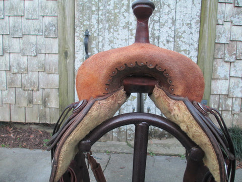Roohide Brumby Cutting Saddle