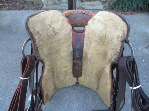 Roohide Brumby Cutting Saddle