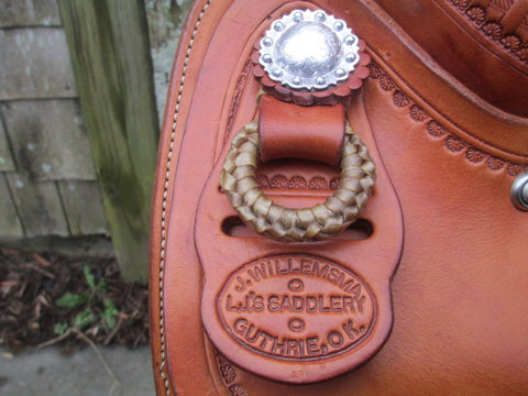 John Willemsma (L J Saddlery ) Roping Saddle, Ranch Saddle
