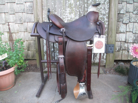 Dale Harwood Trail's End Saddle Shop Ranch Saddle