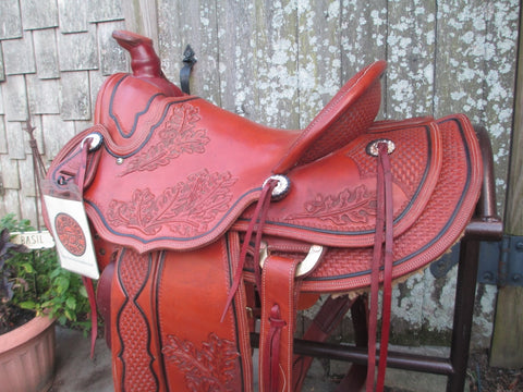 Dusty Johnson (Pleasant Valley Saddle Shop) Roping Saddle Ranch Saddle
