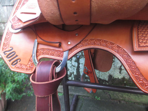 New Burns Show Saddle, Ranch Saddle, Training Saddle