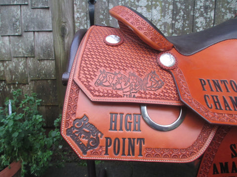 New Burns Show Saddle, Ranch Saddle, Training Saddle