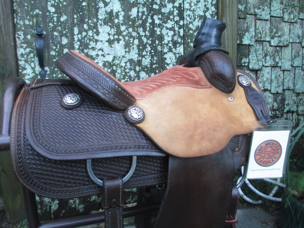 Beaver Roping Saddle Coats Roping Saddle - Fine Western Saddles