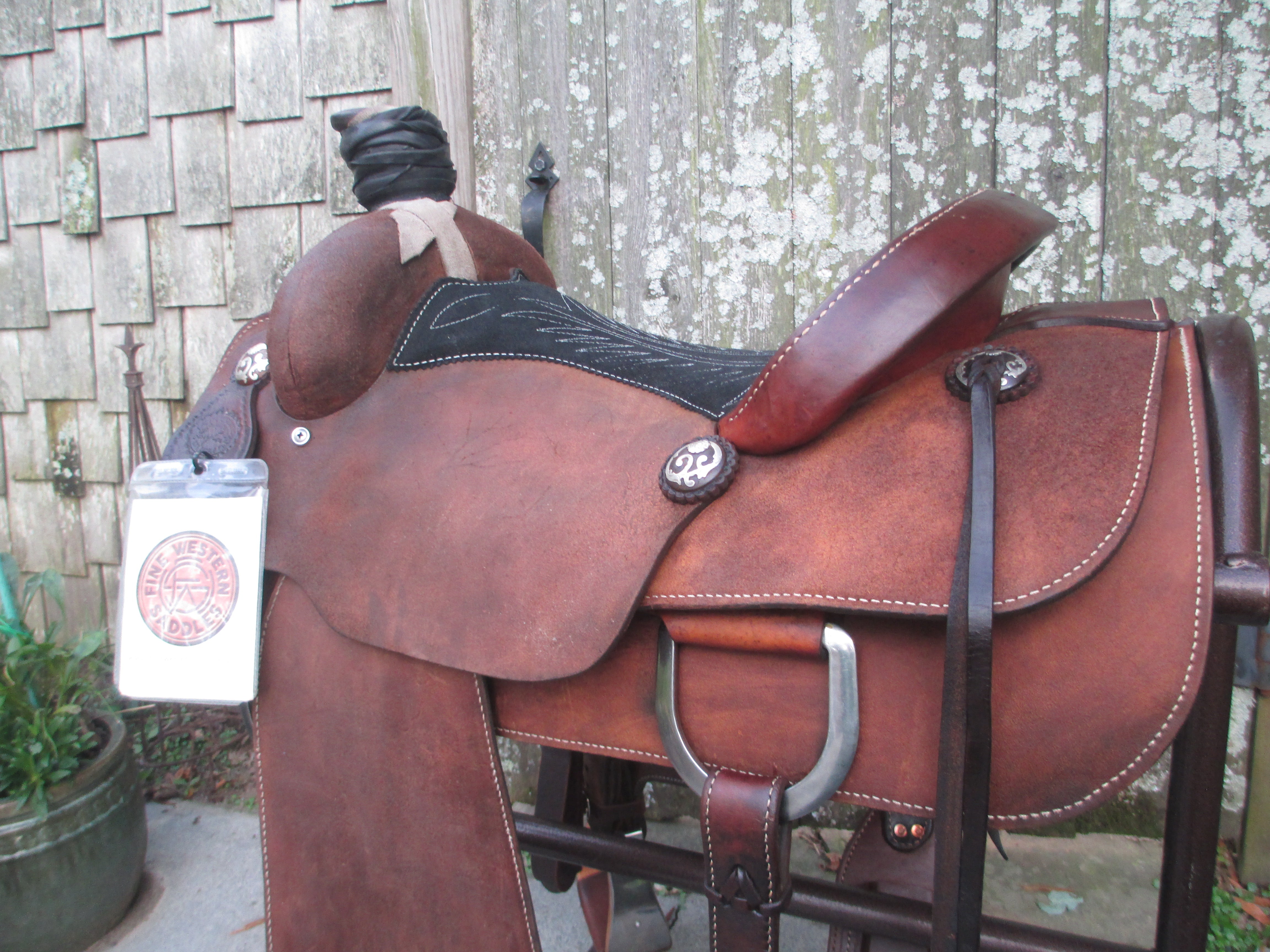 Coats Lazy L Roping Saddle - Fine Western Saddles