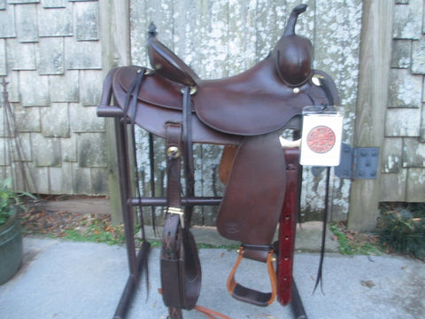 Joey Jemison Cutting Saddle Built By Michelle Liggett