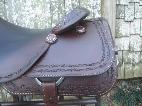 Roohide Cutting Saddle