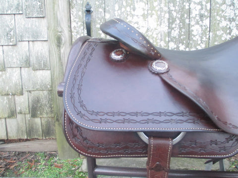 Roohide Cutting Saddle