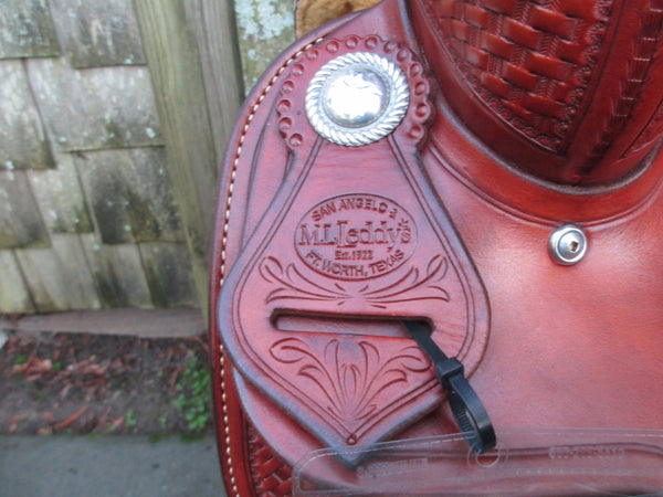 M L Leddy Cutting Saddle - Fine Western Saddles