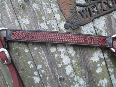 New Bob's Combo Tooled Breast Collar