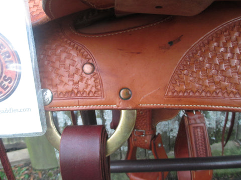 Dave Silva Roping Saddle, Ranch Saddle