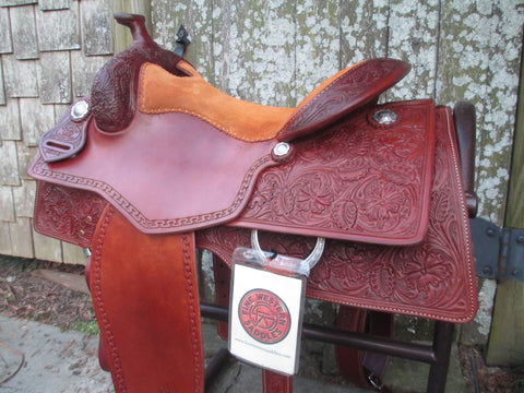 R W Bowman Reining Saddle