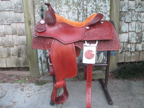 R W Bowman Reining Saddle