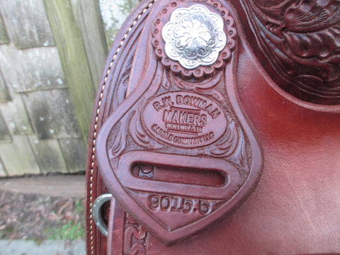 R W Bowman Reining Saddle