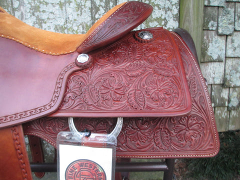 R W Bowman Reining Saddle