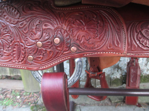 R W Bowman Reining Saddle