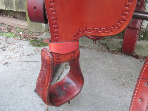 R W Bowman Reining Saddle