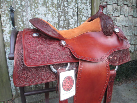 R W Bowman Reining Saddle