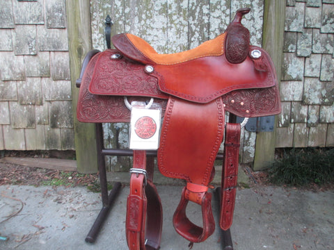 R W Bowman Reining Saddle