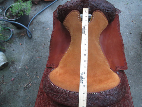 R W Bowman Reining Saddle