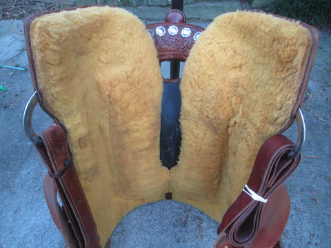 R W Bowman Reining Saddle