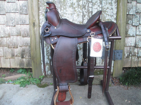 Sawtooth Roping Saddle, Ranch Saddle