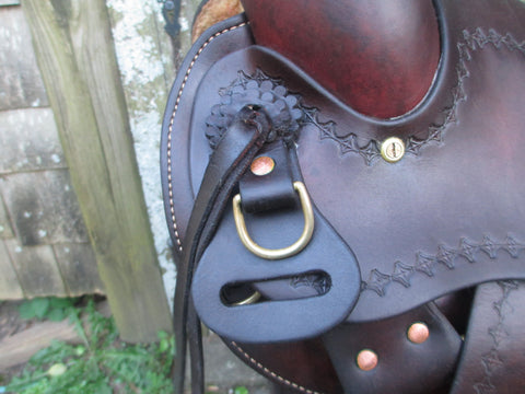 Sawtooth Roping Saddle, Ranch Saddle