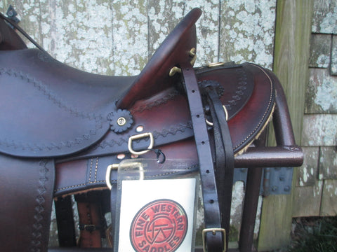 Sawtooth Roping Saddle, Ranch Saddle