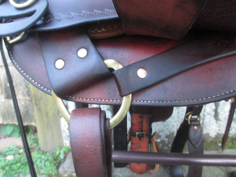 Sawtooth Roping Saddle, Ranch Saddle
