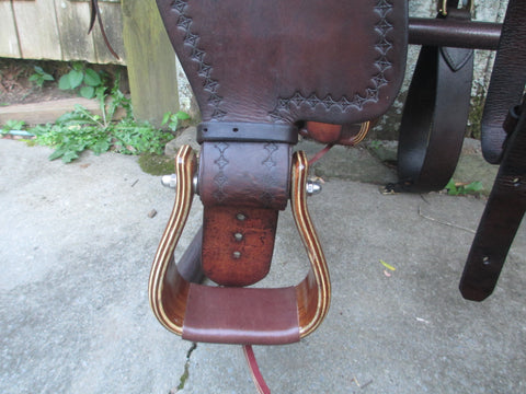 Sawtooth Roping Saddle, Ranch Saddle