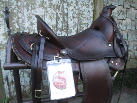 Sawtooth Roping Saddle, Ranch Saddle