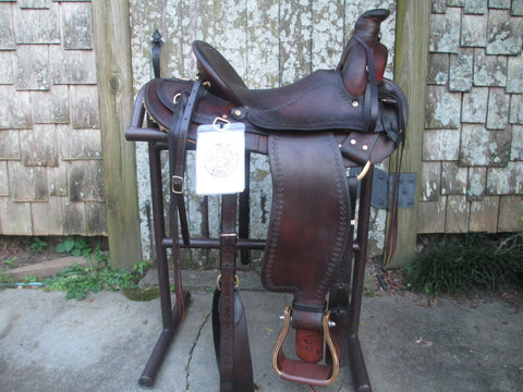 Sawtooth Roping Saddle, Ranch Saddle