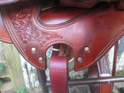 Steve Mecum Roping Saddle, Ranch Saddle