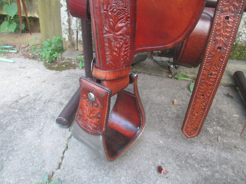 Steve Mecum Roping Saddle, Ranch Saddle