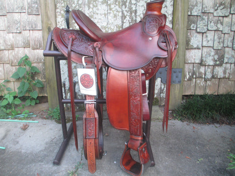Steve Mecum Roping Saddle, Ranch Saddle