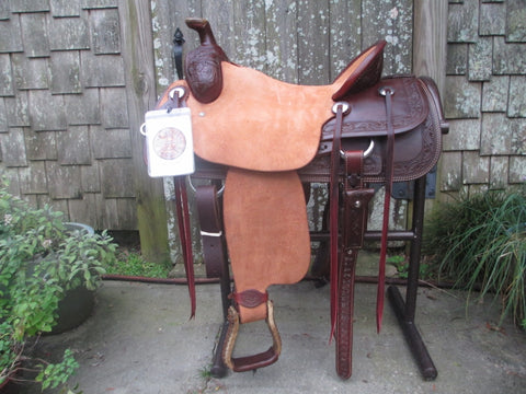 Paul Custom Saddlery Roping Saddle, Ranch Saddle