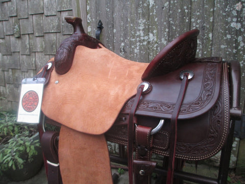 Paul Custom Saddlery Roping Saddle, Ranch Saddle