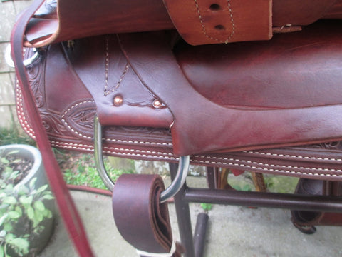 Paul Custom Saddlery Roping Saddle, Ranch Saddle