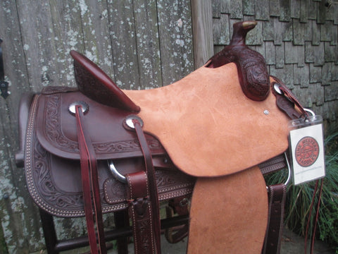 Paul Custom Saddlery Roping Saddle, Ranch Saddle